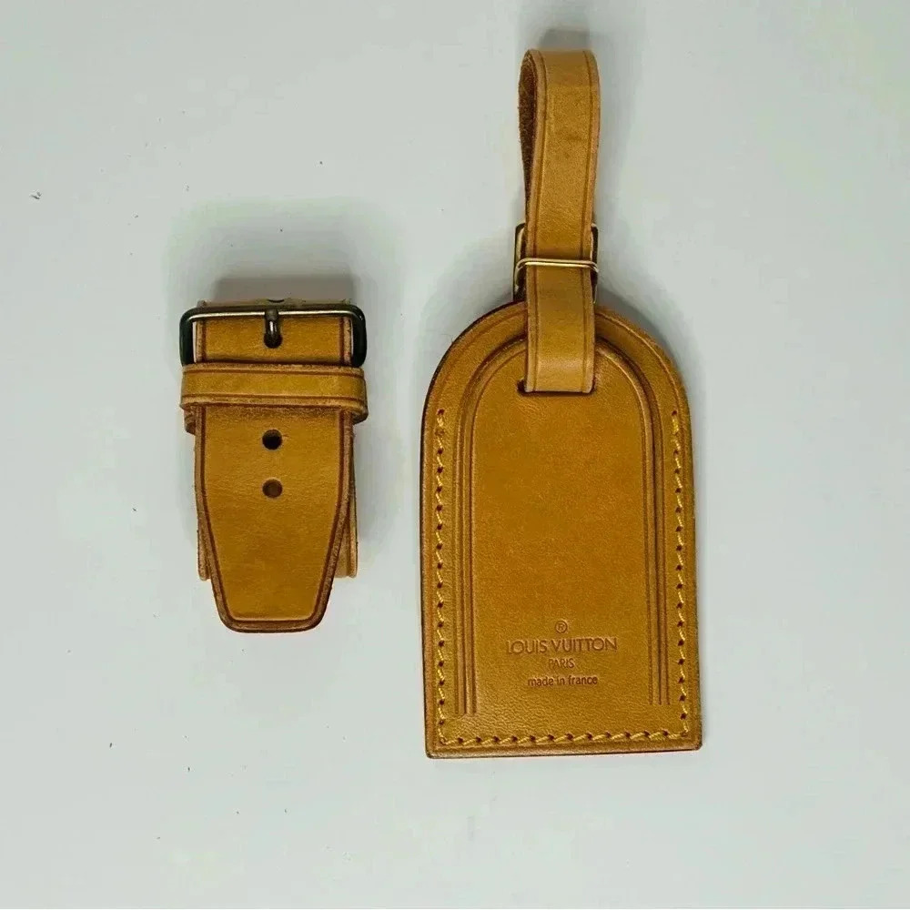 Authentic Louis Vuitton Luggage Tag and strap poignet